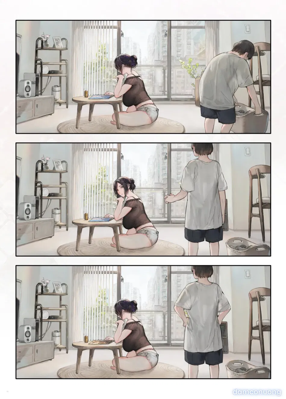[COMEX (Zhen Lu)] The neighbor's wife seems bored at home on her day off [Digital] 