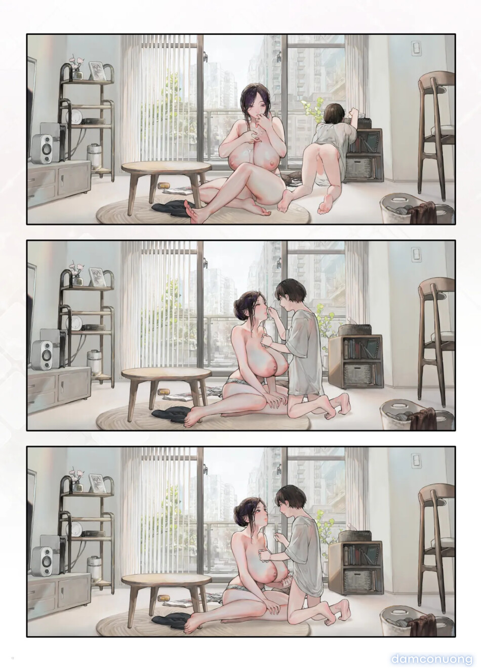 [COMEX (Zhen Lu)] The neighbor's wife seems bored at home on her day off [Digital] 