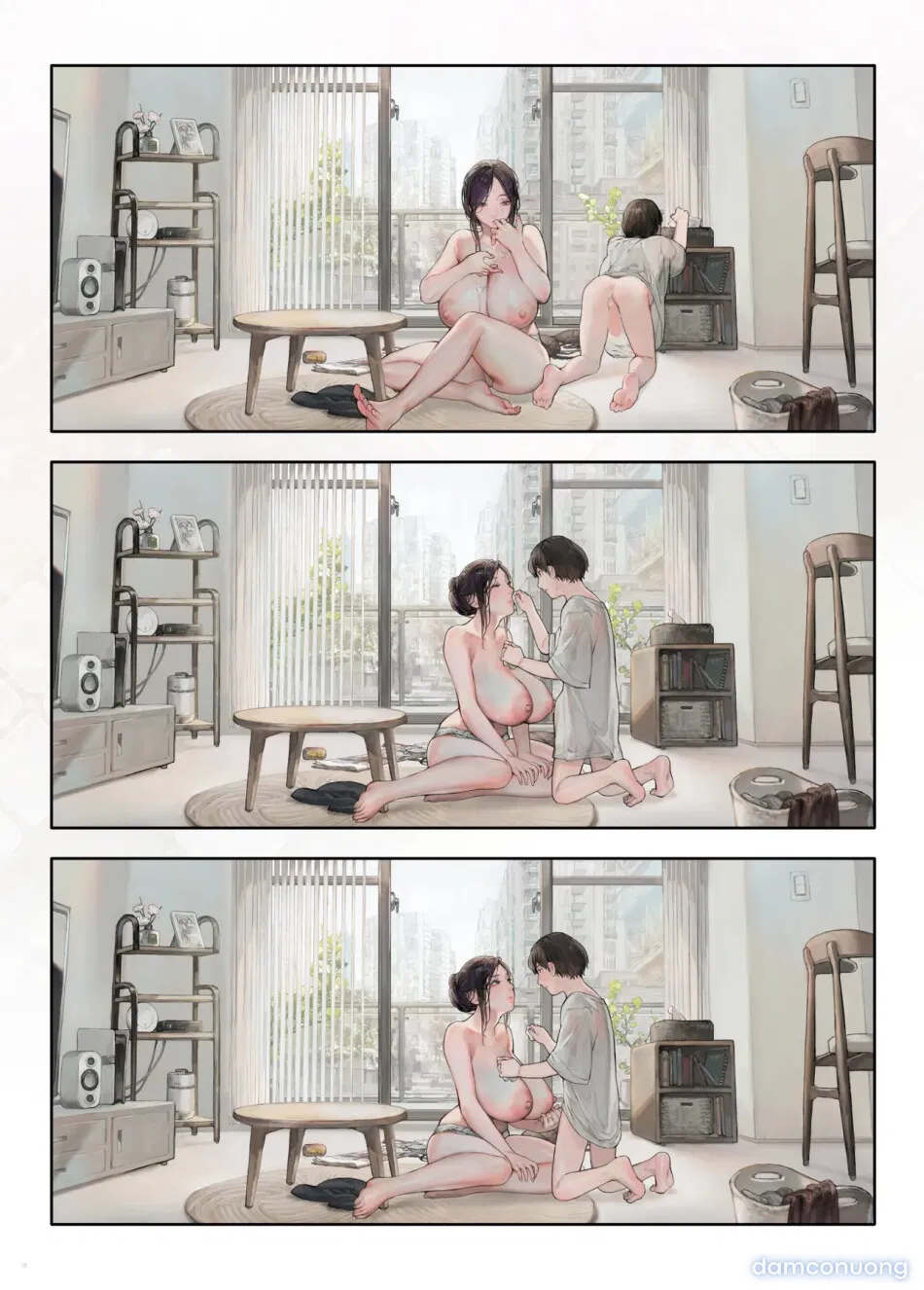 [COMEX (Zhen Lu)] The neighbor's wife seems bored at home on her day off [Digital] 