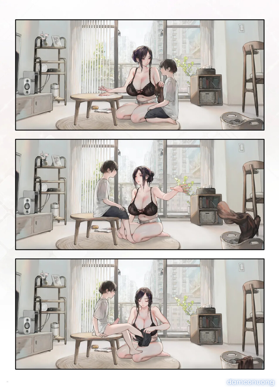 [COMEX (Zhen Lu)] The neighbor's wife seems bored at home on her day off [Digital] 