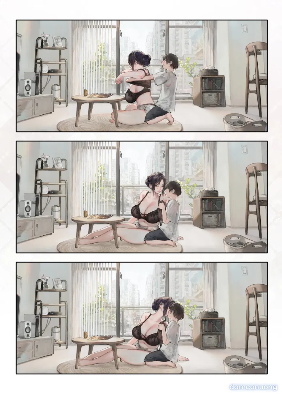 [COMEX (Zhen Lu)] The neighbor's wife seems bored at home on her day off [Digital] 