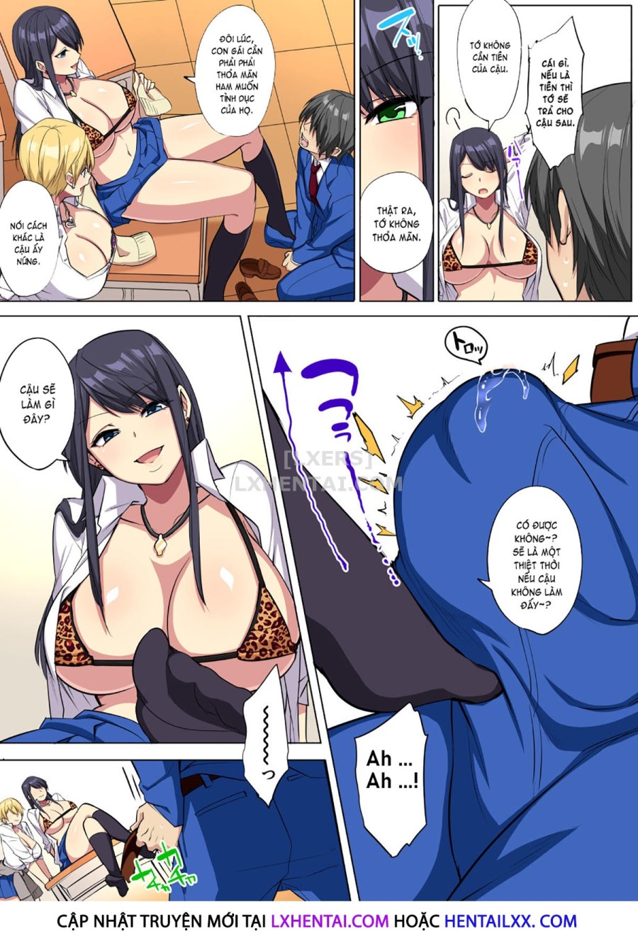 My Big Cock Is Getting Squeezed By Huge Breasted Bitch Gals!! 