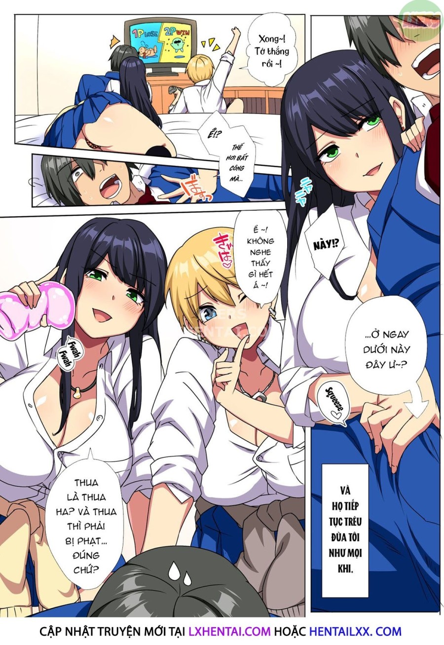 My Big Cock Is Getting Squeezed By Huge Breasted Bitch Gals!! 