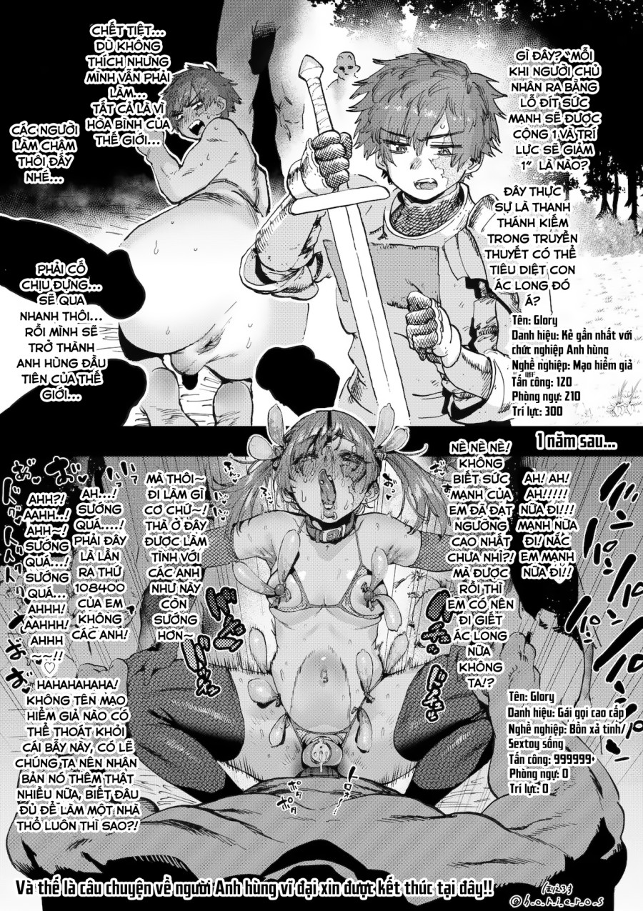 Anal de Mesuiki Suru Hodo Tsuyoku Naru Buki o Te ni Irete, Tsuyoku Narou to Anal Sex Bakkari Shitetara Tatakai toka Doudemo Yokunacchatta Boukensha-san Desu 