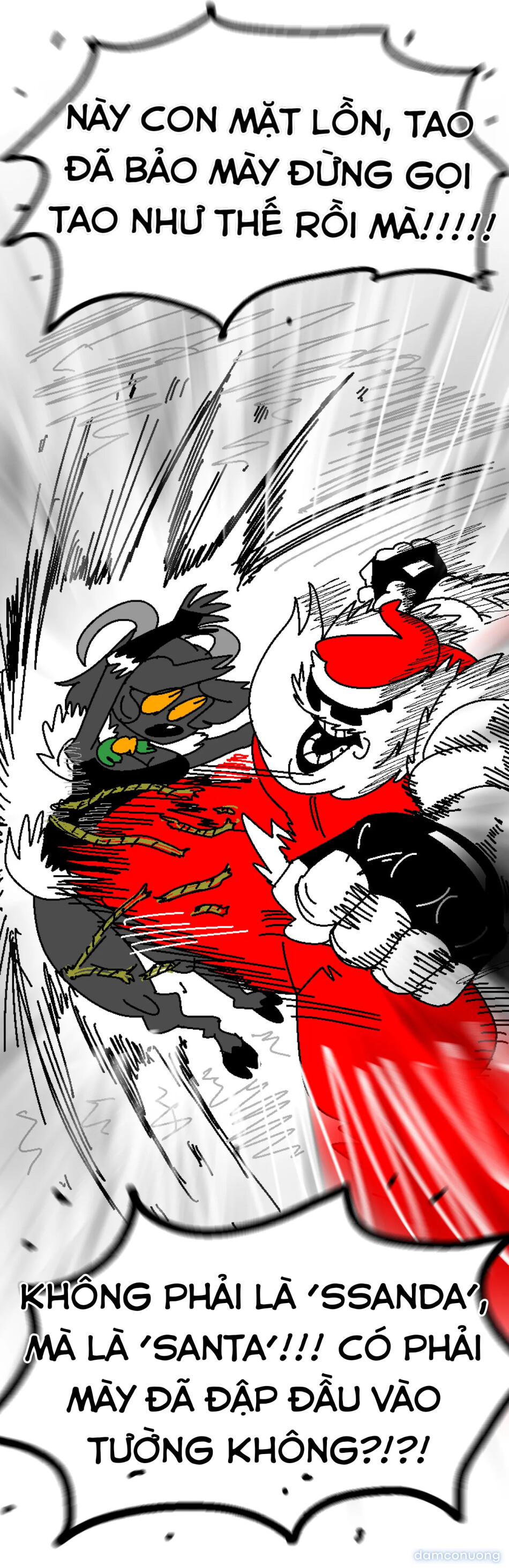 Christmas Devil, Krampus's thick pussy flesh and soft, extra-large mamma sac 