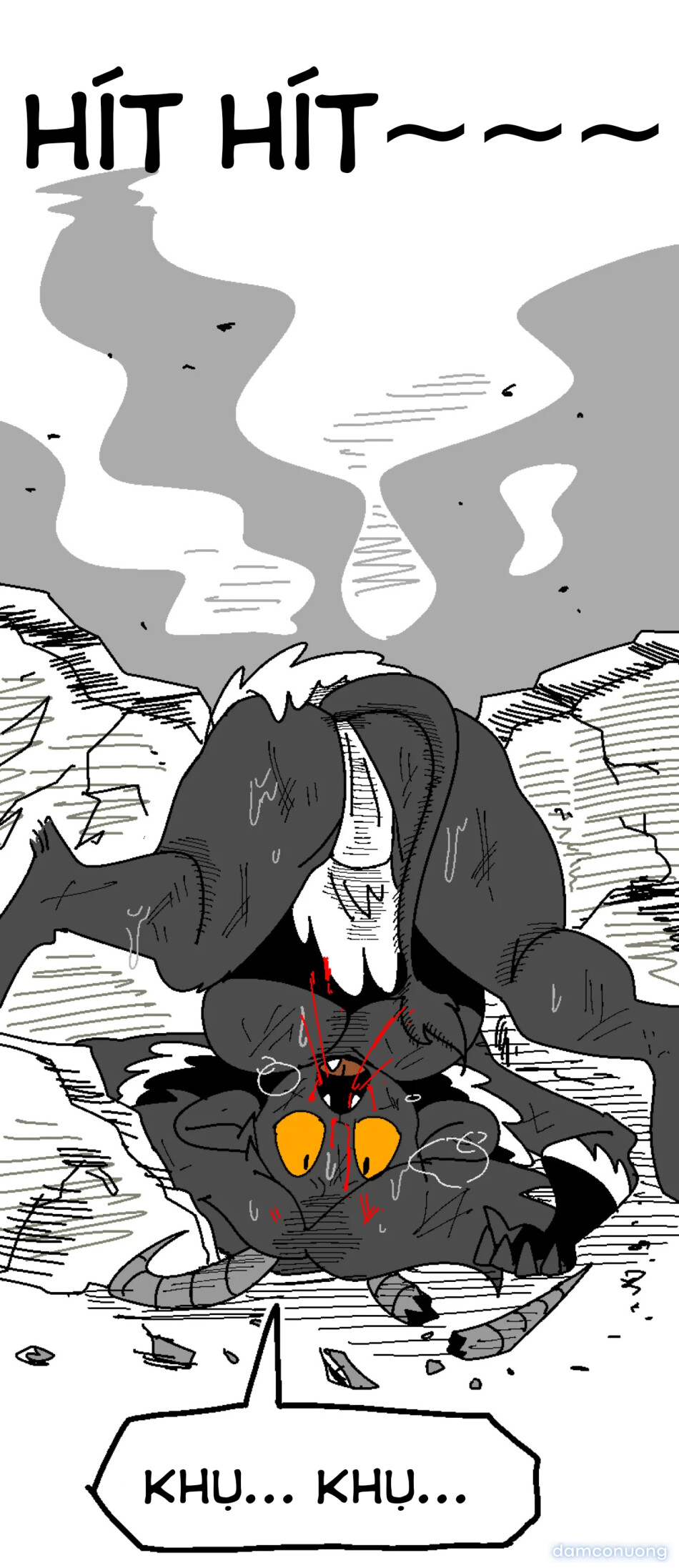 Christmas Devil, Krampus's thick pussy flesh and soft, extra-large mamma sac 