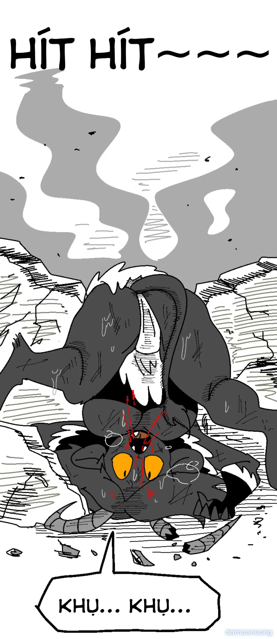 Christmas Devil, Krampus's thick pussy flesh and soft, extra-large mamma sac 