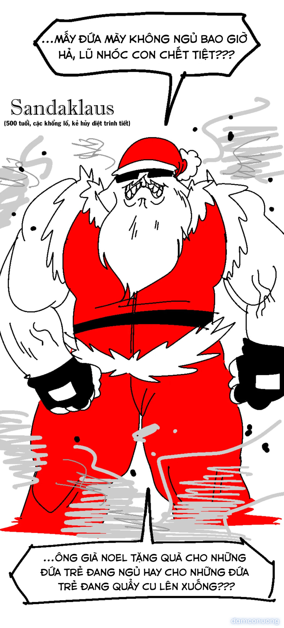 Christmas Devil, Krampus's thick pussy flesh and soft, extra-large mamma sac 