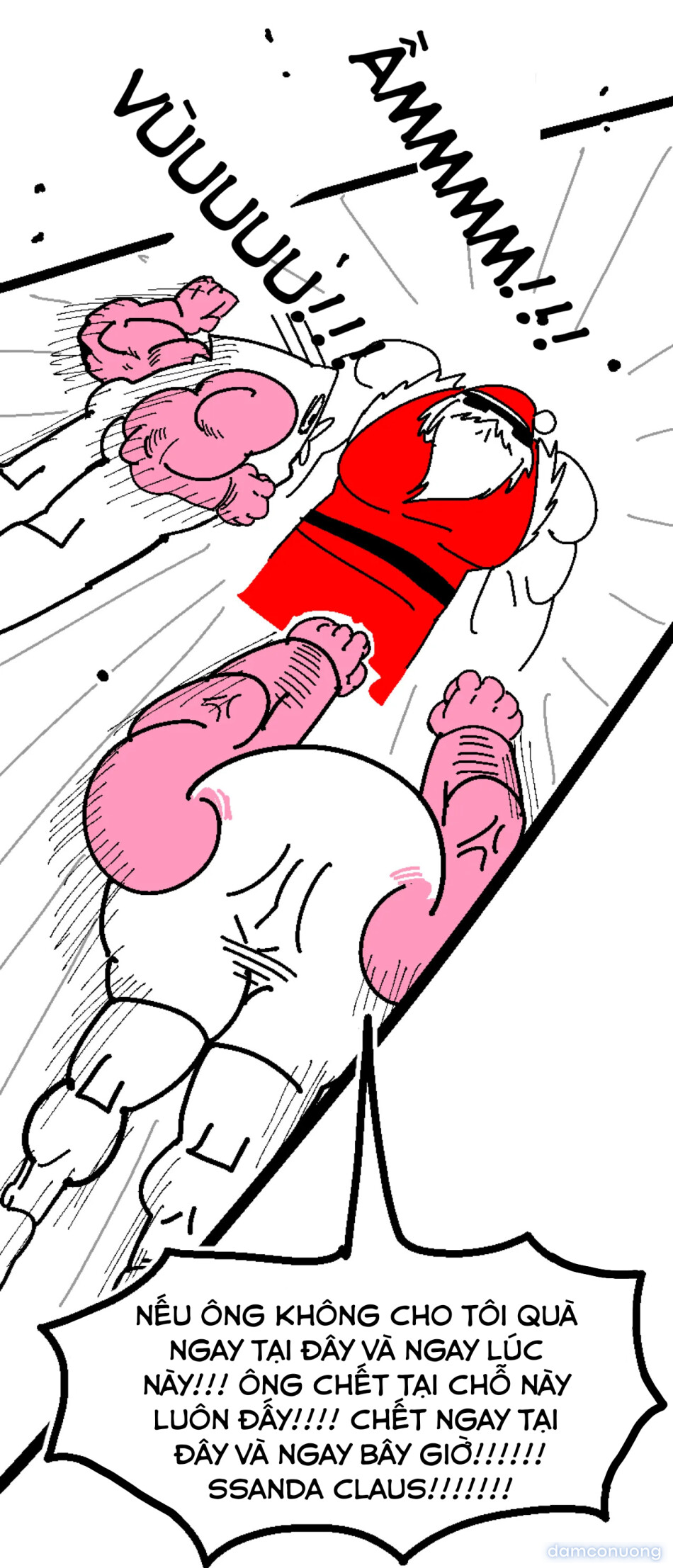 Christmas Devil, Krampus's thick pussy flesh and soft, extra-large mamma sac 