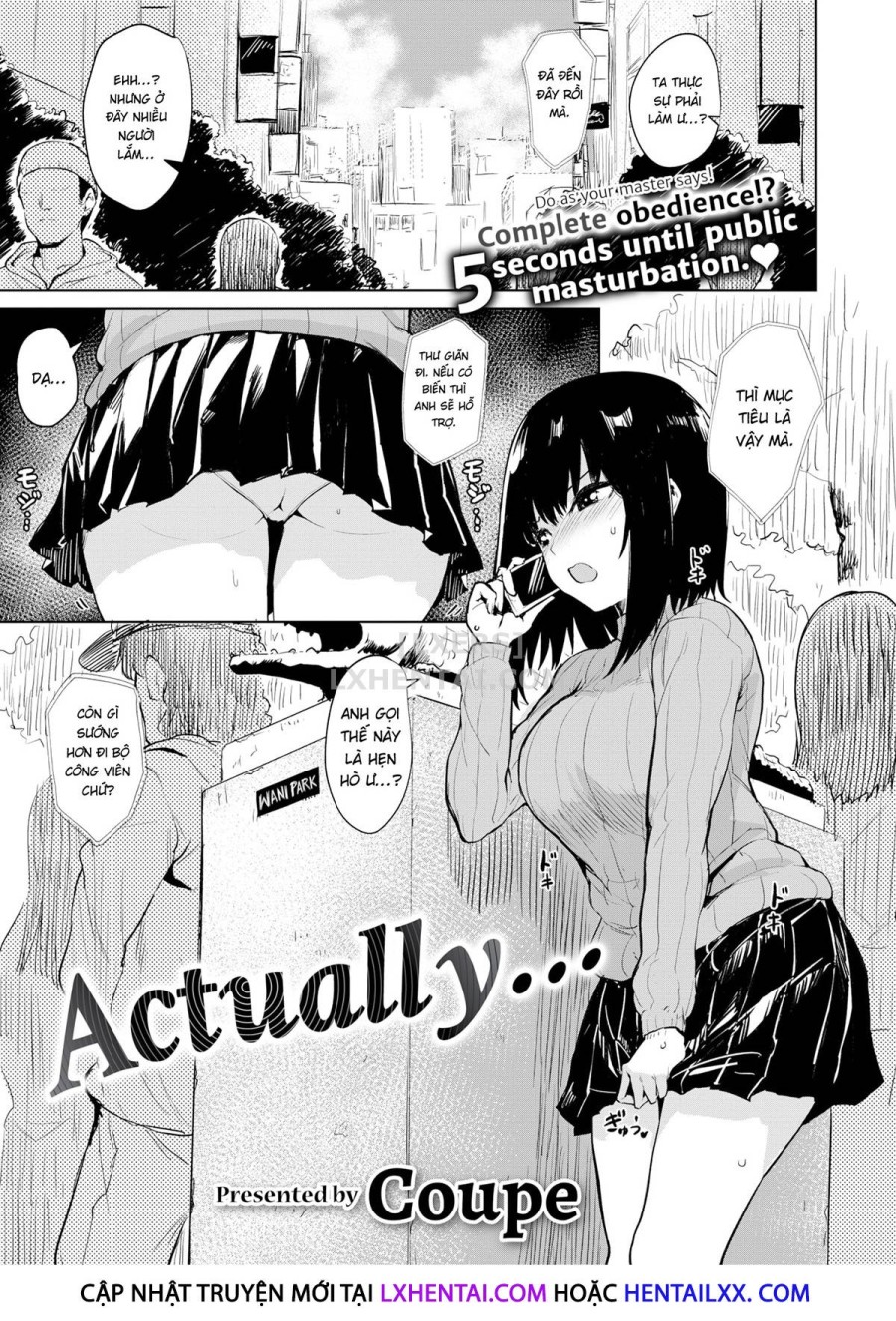 Actually... 
