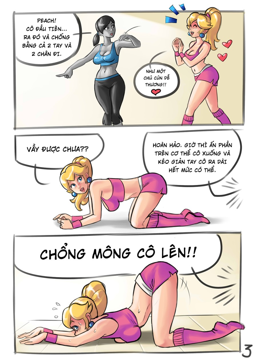 Lớp học yoga của các nhân vật game Wii 