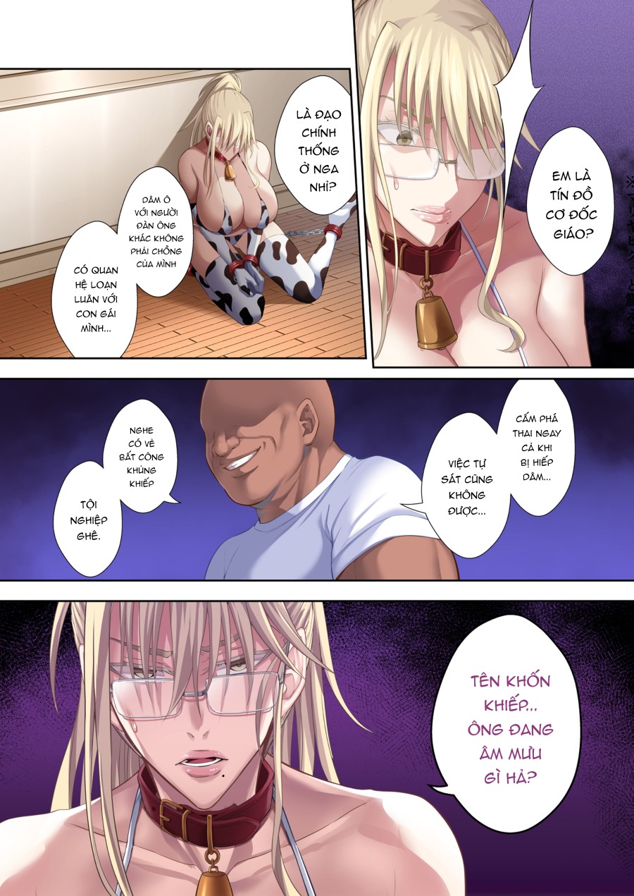 (Ijima Yuu) Kinpatsu Bakunyuu No Russia Hitoduma Gakuenchou Koudou Maria Ga Ochirumade [Part 3] 