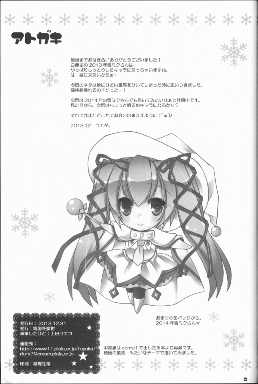 The Winter You Took Care of Me. (VOCALOID) 