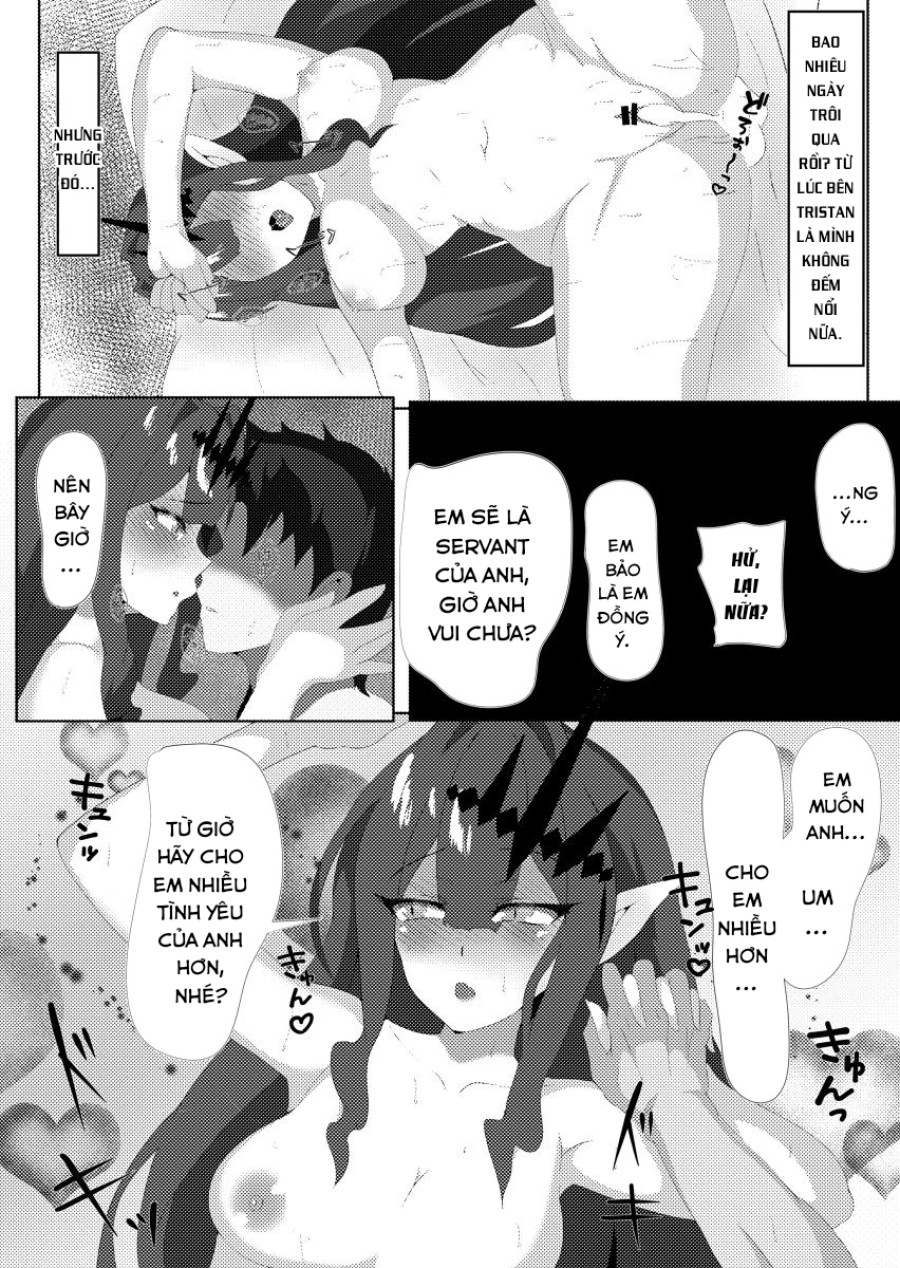 Fairy Knight và tên Master vô độ. 