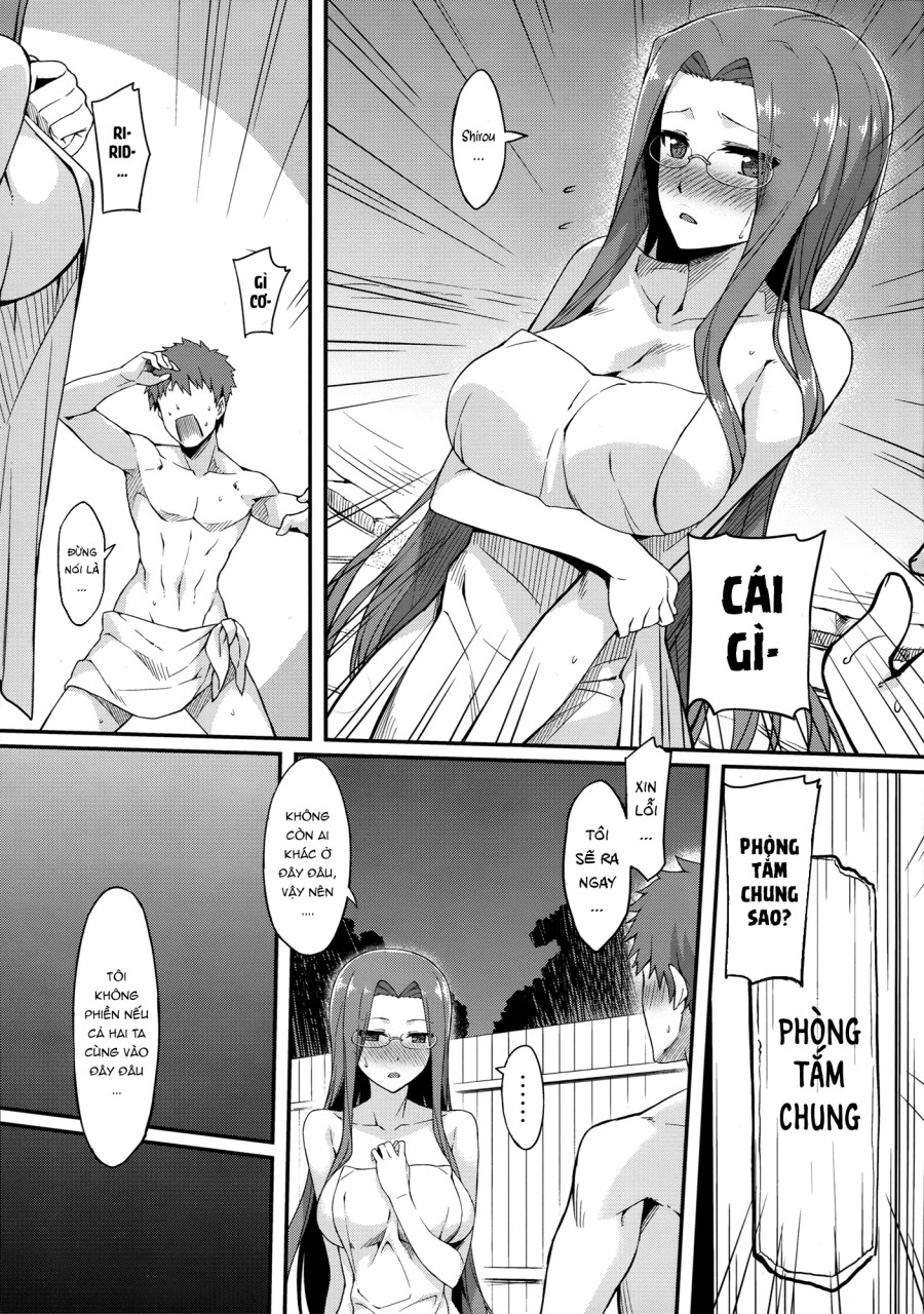 Suối nước nóng cùng Rider-san 