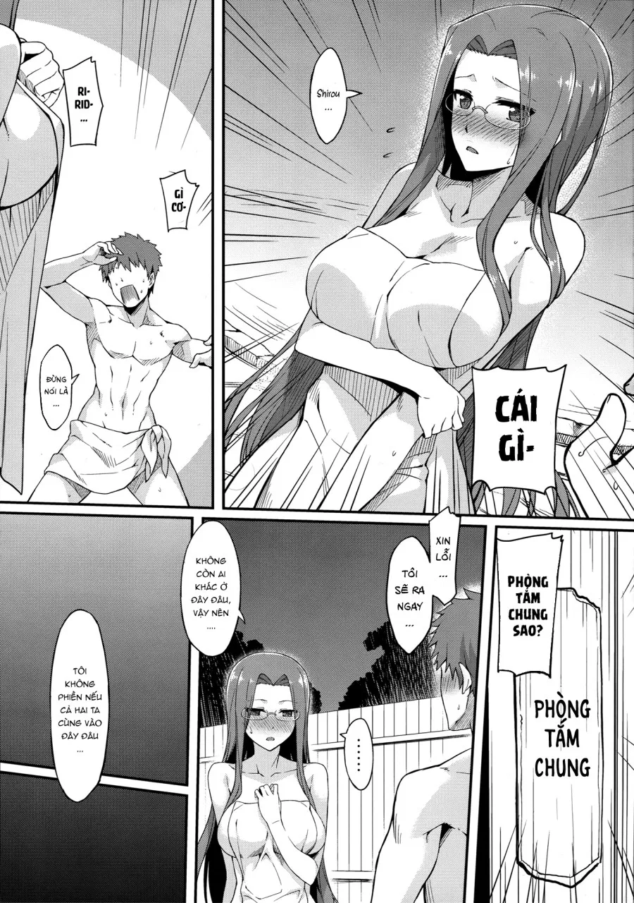 Suối nước nóng cùng Rider-san 