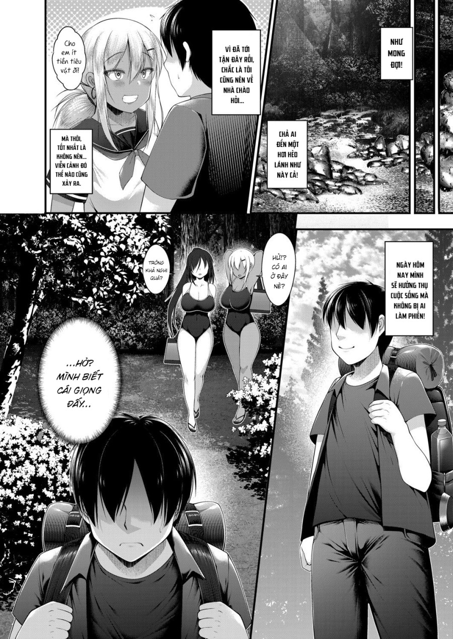 Hitori Camp o Shite itara Kuro Gal JK na Imouto to Imouto no Tomodachi ga Rannyuu shite kita Kekka Zenpen 
