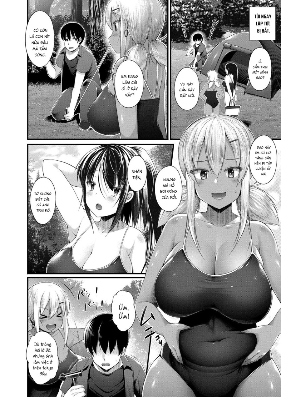 Hitori Camp o Shite itara Kuro Gal JK na Imouto to Imouto no Tomodachi ga Rannyuu shite kita Kekka Zenpen 