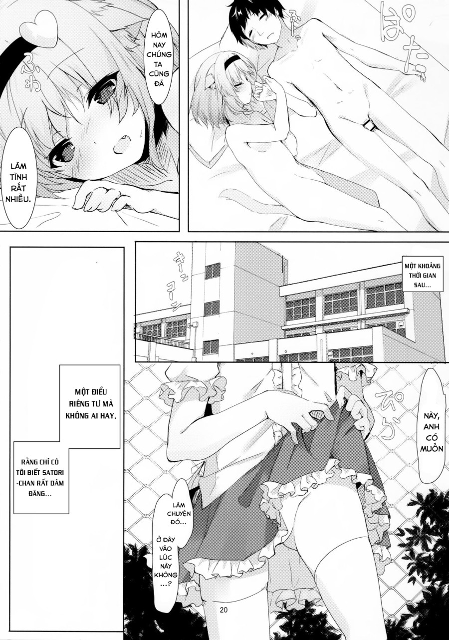 JK Satori-chan wa Kite Hoshii (Touhou Project) 