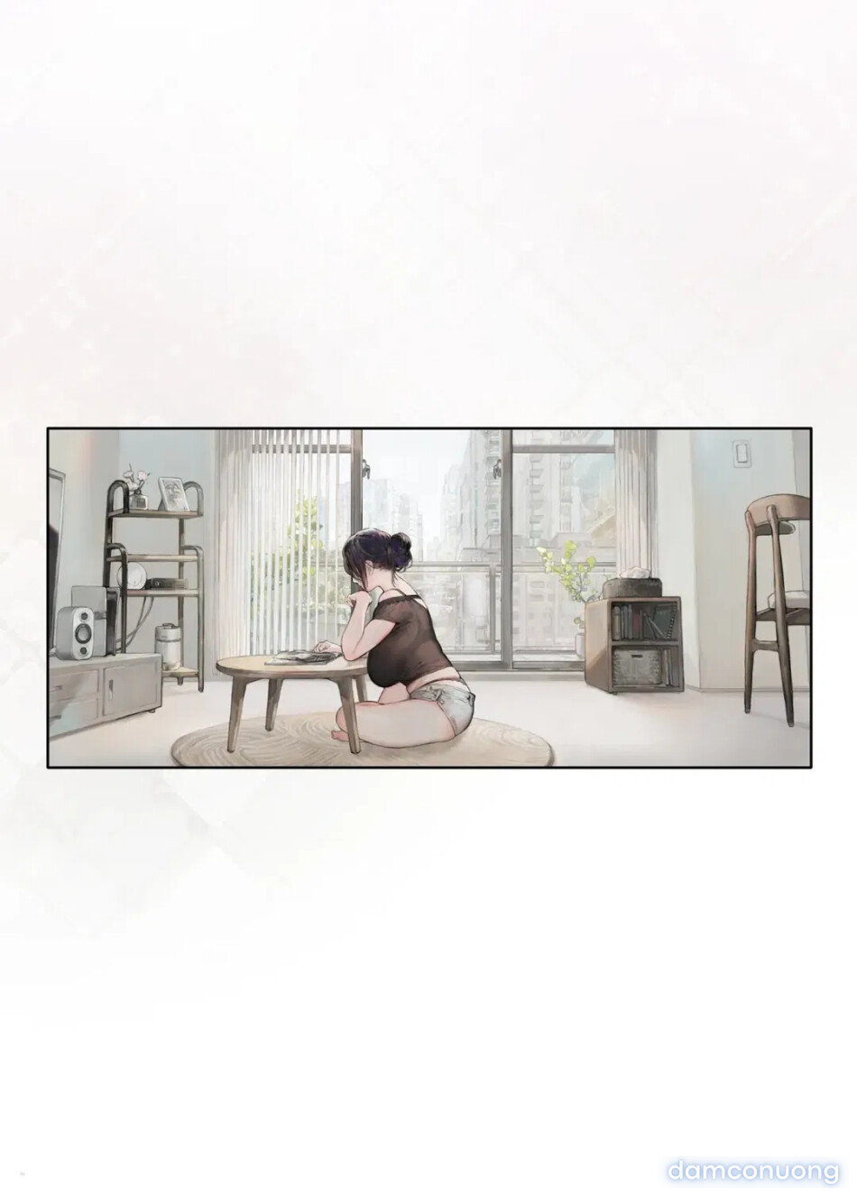 Vợ của người hàng xóm có vẻ buồn chán khi ở nhà vào ngày nghỉ 