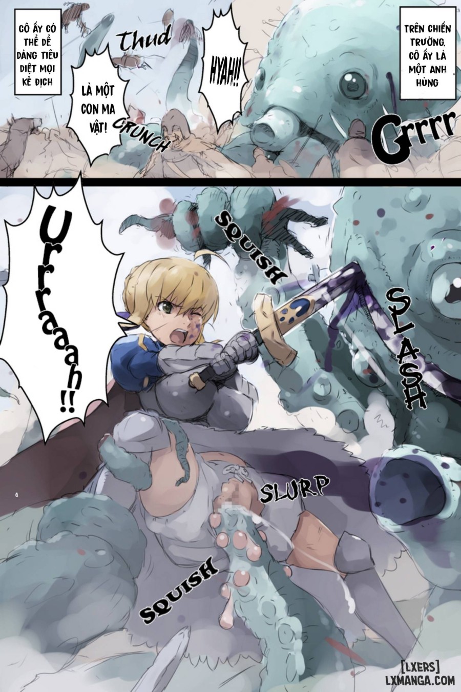 [Koboshi no Niwa (Koboshi)] Shuudan Haramashi Yuuhei Shussan Bakunyuu Fate Saber (Arthur-ou) | The Huge Breasted King Arthur (Fate/Stay Night) 