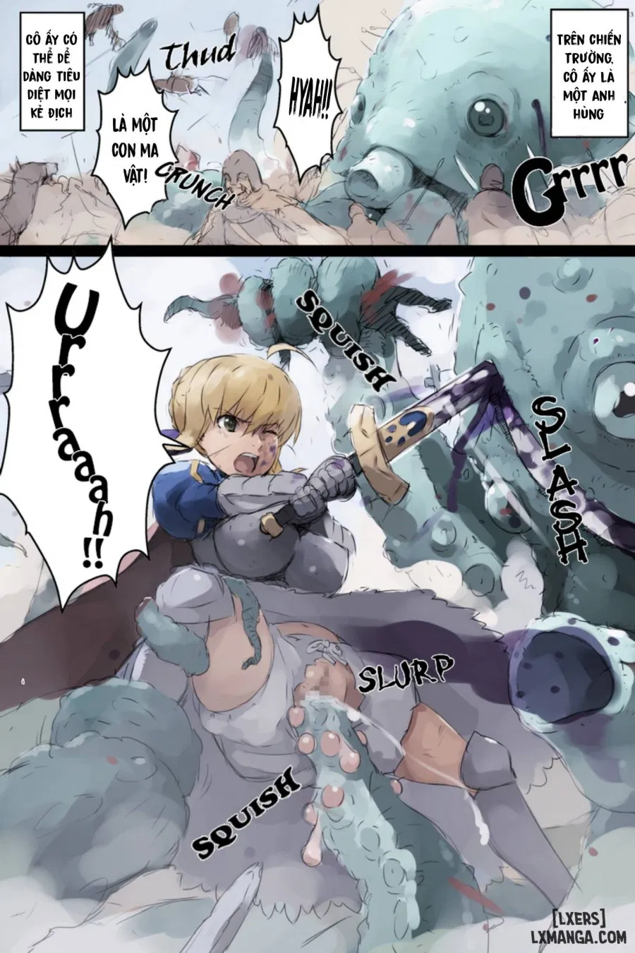 [Koboshi no Niwa (Koboshi)] Shuudan Haramashi Yuuhei Shussan Bakunyuu Fate Saber (Arthur-ou) | The Huge Breasted King Arthur (Fate/Stay Night) 