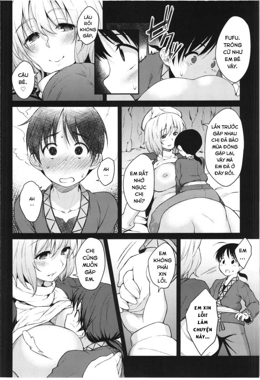 Fuwafuwa Munimuni Fuyu wa Attaka Yawaraka Oniku de (Touhou Project) 