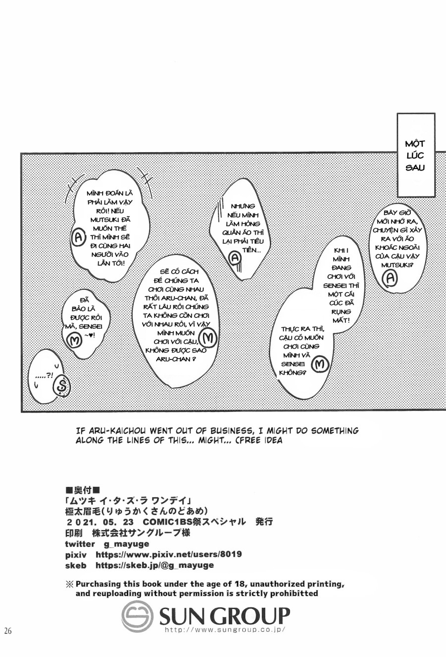 Một ngày hư hỏng của Mutsuki 