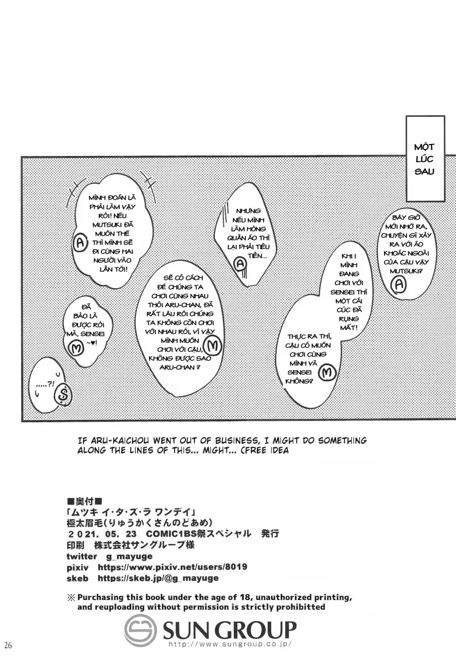 Một ngày hư hỏng của Mutsuki 