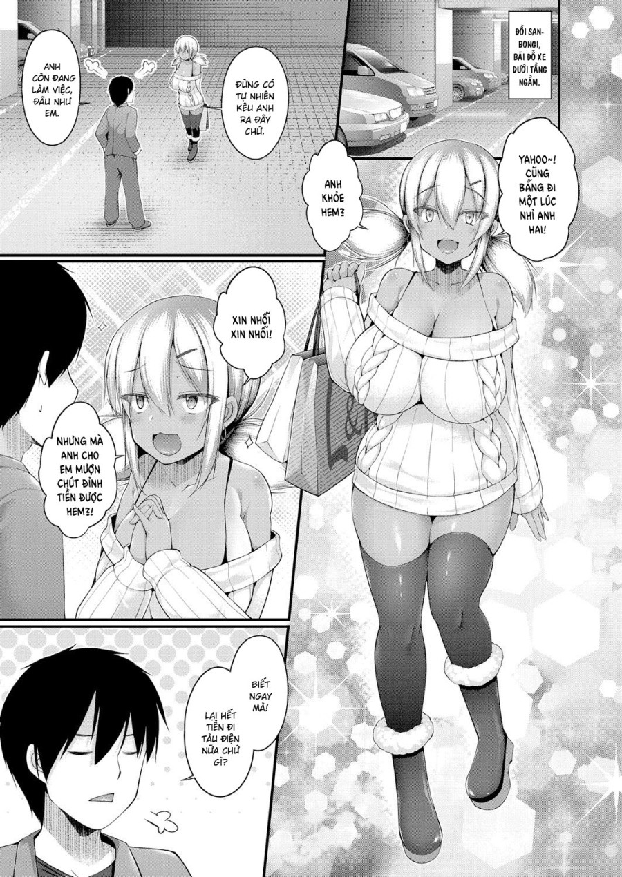 Kuro Gyaru JK na Imouto to Tamokuteki Toile de Papakatsu shite shimatta Hanashi 