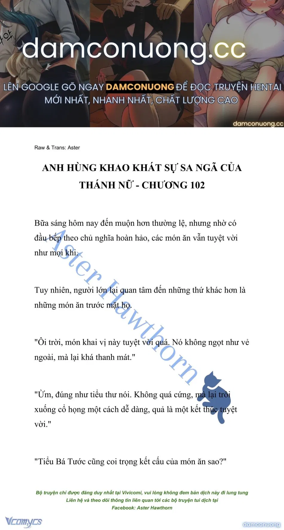 [NOVEL] Anh Hùng Khao Khát Sự Sa Ngã Của Thánh Nữ 