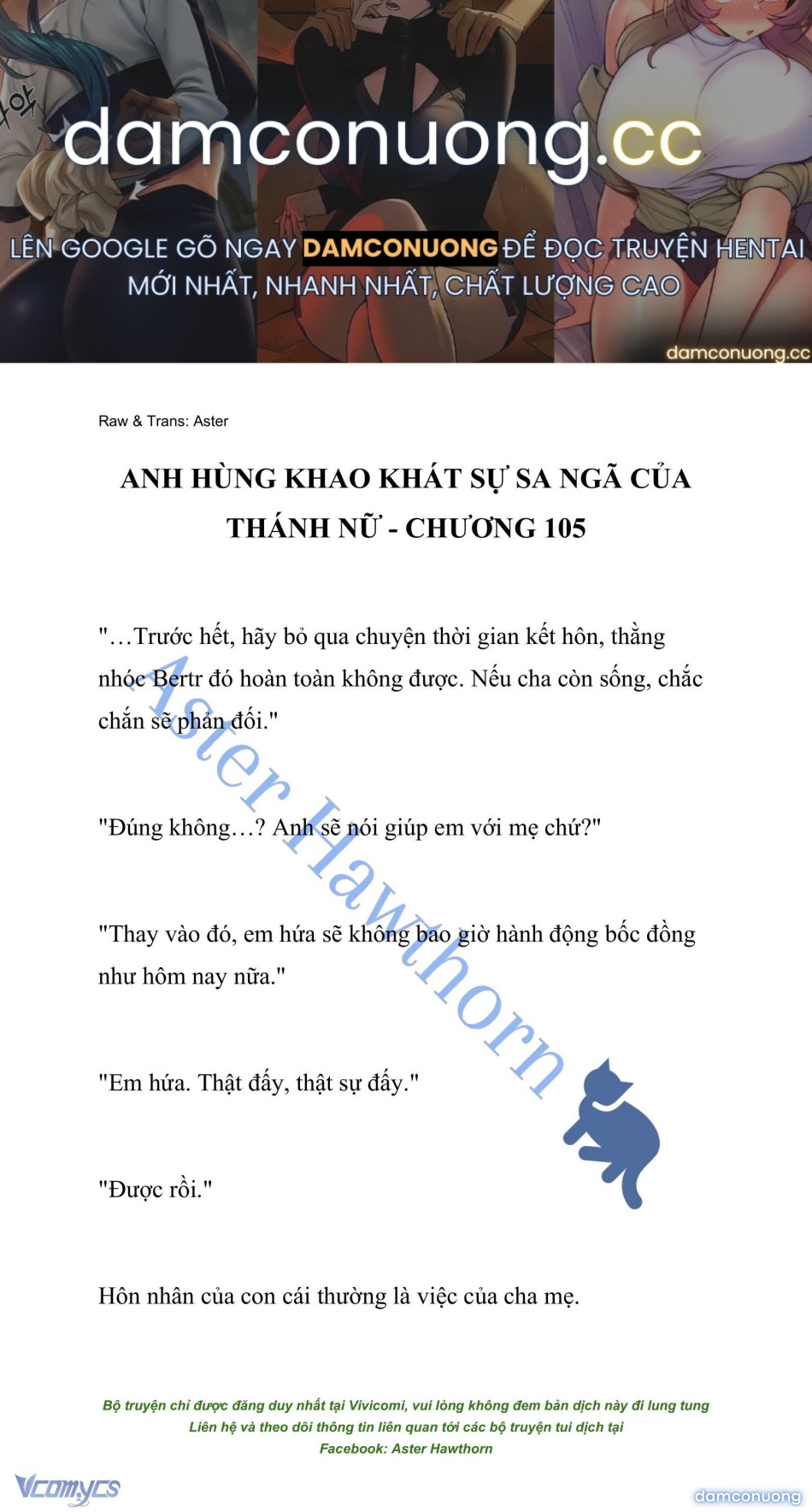 [NOVEL] Anh Hùng Khao Khát Sự Sa Ngã Của Thánh Nữ 