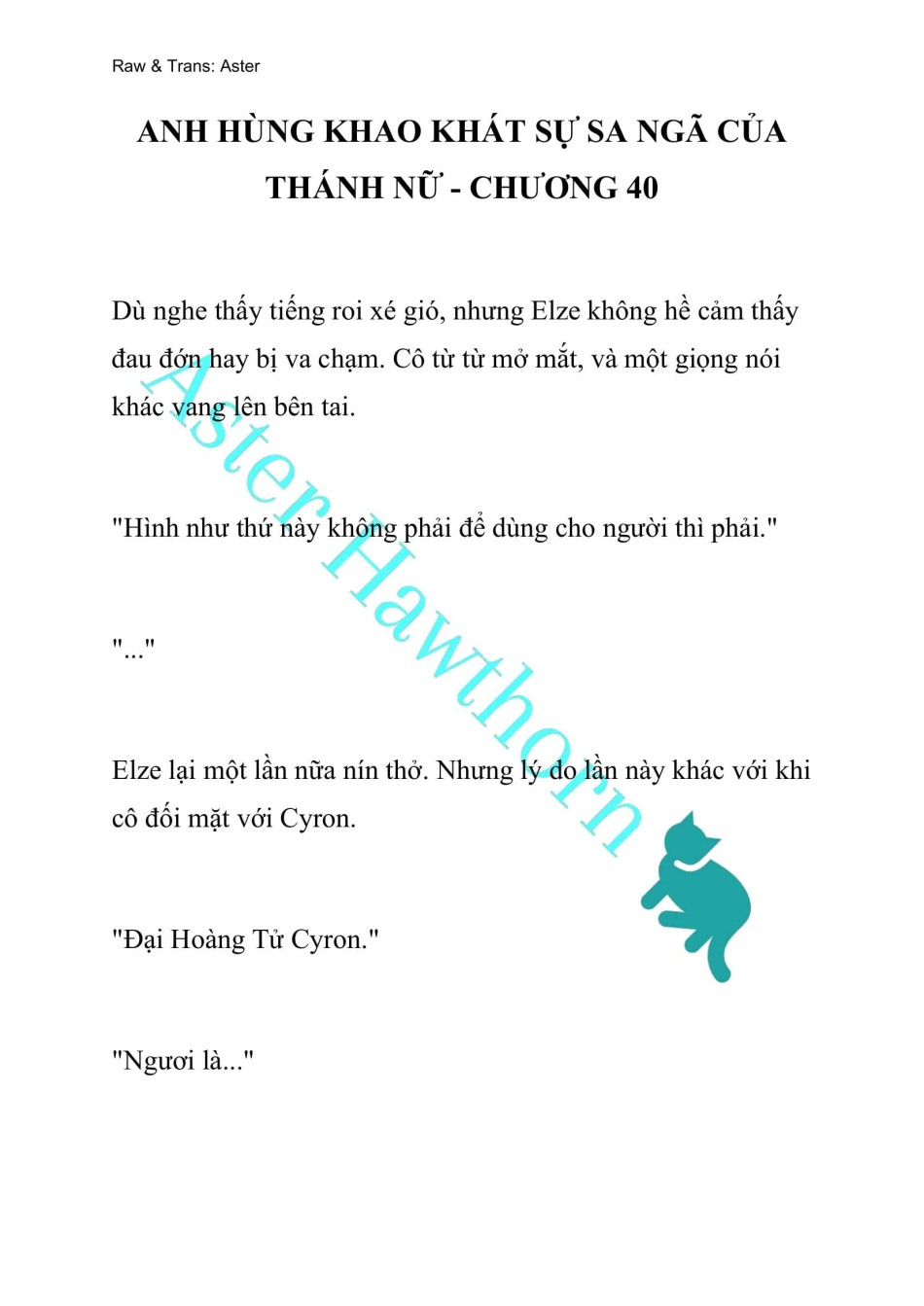 [NOVEL] Anh Hùng Khao Khát Sự Sa Ngã Của Thánh Nữ 