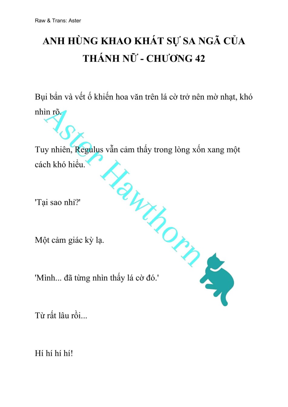 [NOVEL] Anh Hùng Khao Khát Sự Sa Ngã Của Thánh Nữ 