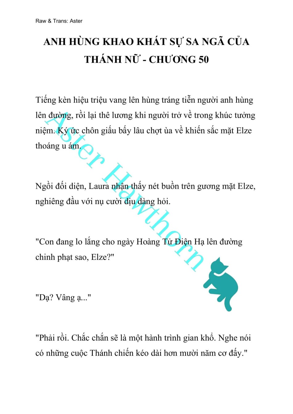 [NOVEL] Anh Hùng Khao Khát Sự Sa Ngã Của Thánh Nữ 