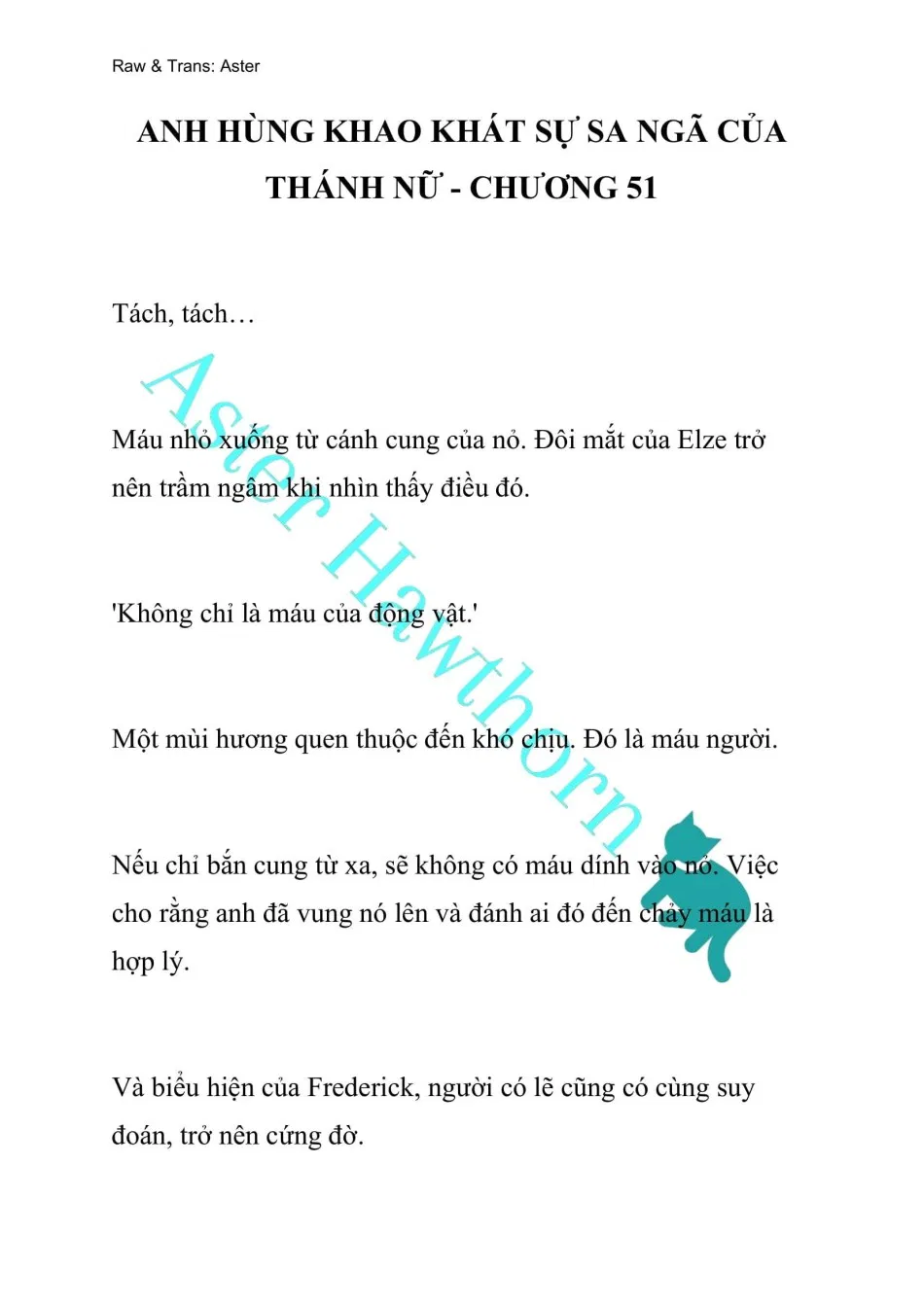 [NOVEL] Anh Hùng Khao Khát Sự Sa Ngã Của Thánh Nữ 