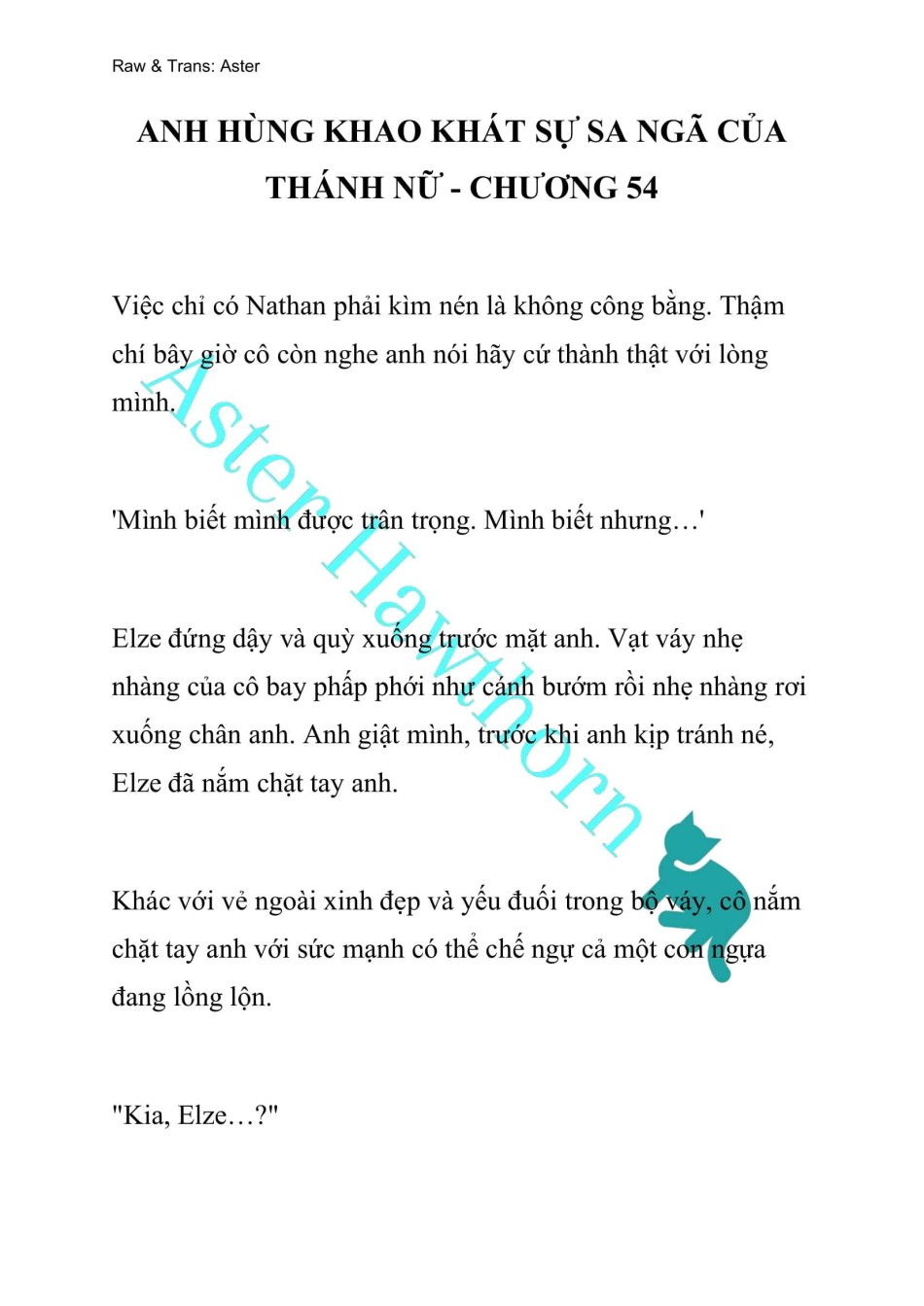 [NOVEL] Anh Hùng Khao Khát Sự Sa Ngã Của Thánh Nữ 
