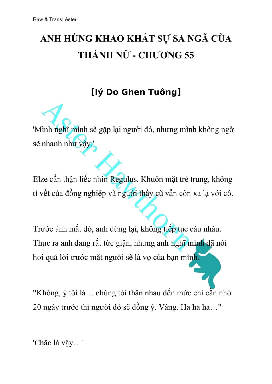 [NOVEL] Anh Hùng Khao Khát Sự Sa Ngã Của Thánh Nữ 