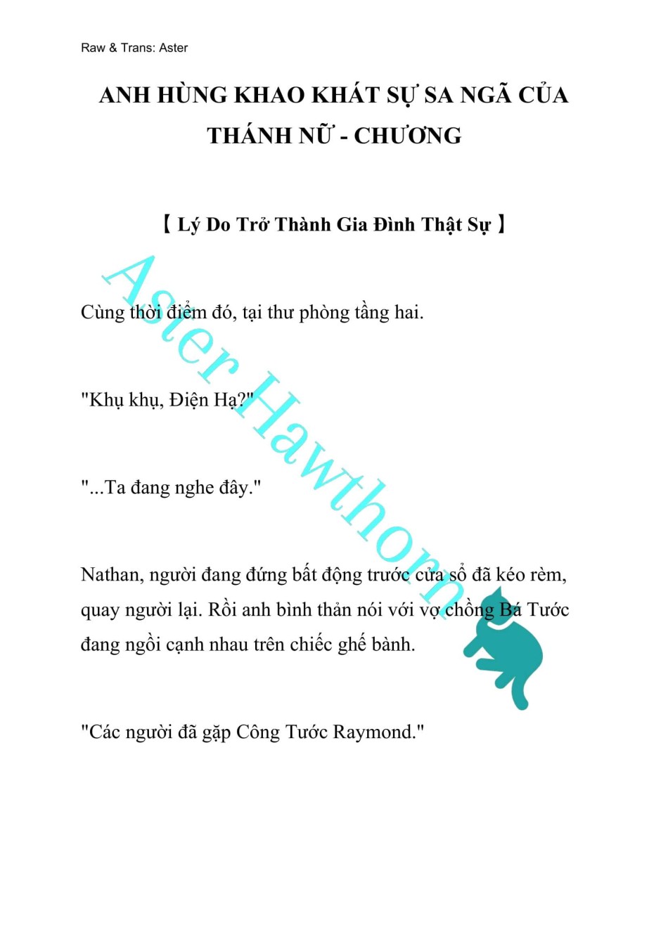 [NOVEL] Anh Hùng Khao Khát Sự Sa Ngã Của Thánh Nữ 
