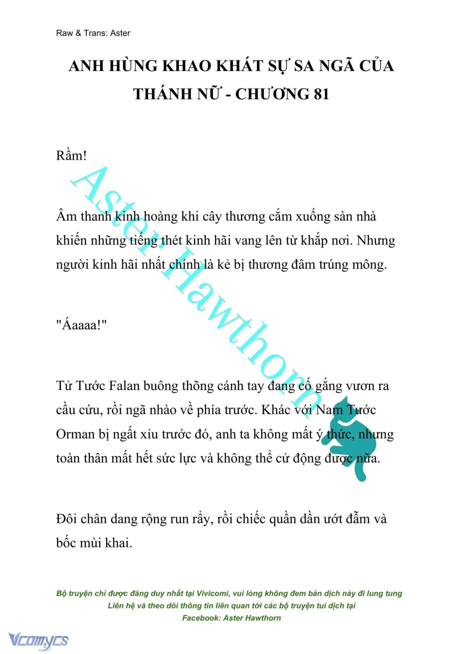 [NOVEL] Anh Hùng Khao Khát Sự Sa Ngã Của Thánh Nữ 