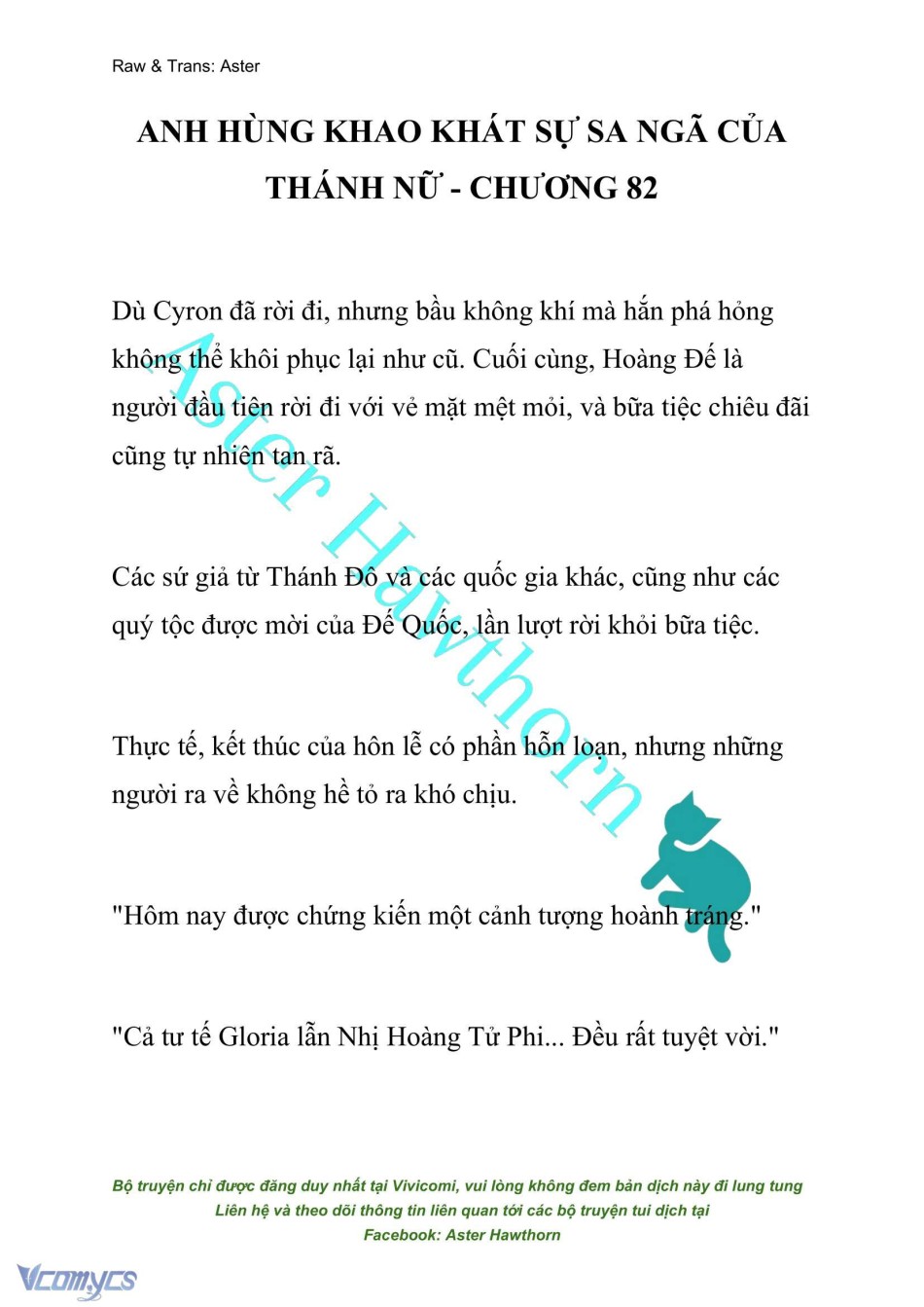 [NOVEL] Anh Hùng Khao Khát Sự Sa Ngã Của Thánh Nữ 