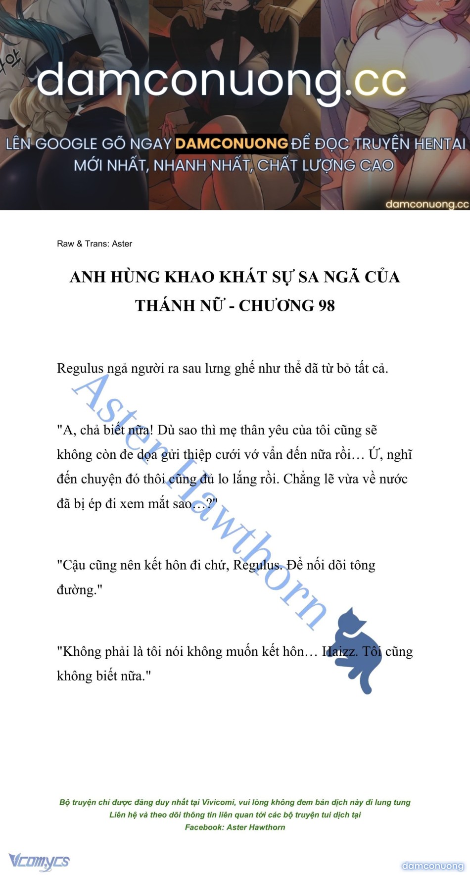 [NOVEL] Anh Hùng Khao Khát Sự Sa Ngã Của Thánh Nữ 