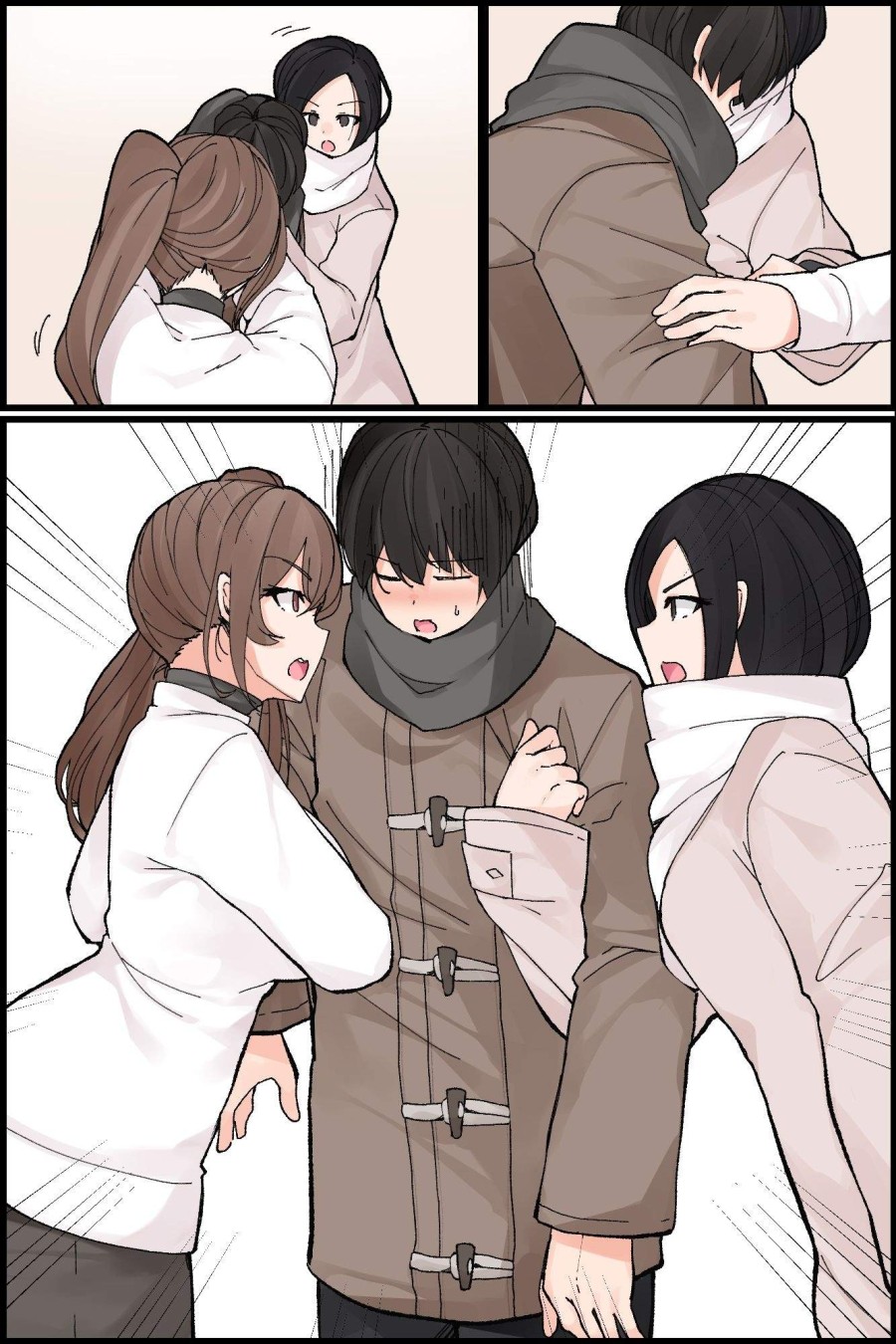 Mechakucha Eroi Karada no Sewazuki Osananajimi to, Coolchi de 3P Harem!? 