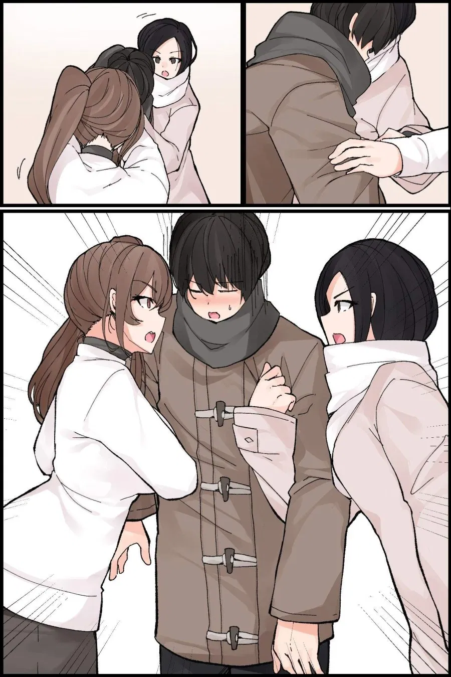 Mechakucha Eroi Karada no Sewazuki Osananajimi to, Coolchi de 3P Harem!? 