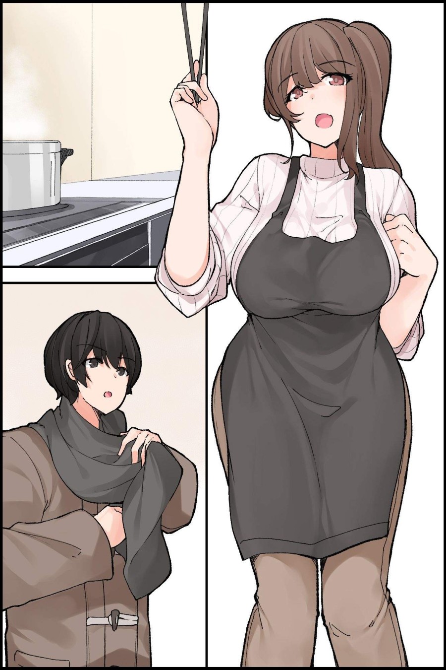 Mechakucha Eroi Karada no Sewazuki Osananajimi to, Coolchi de 3P Harem!? 