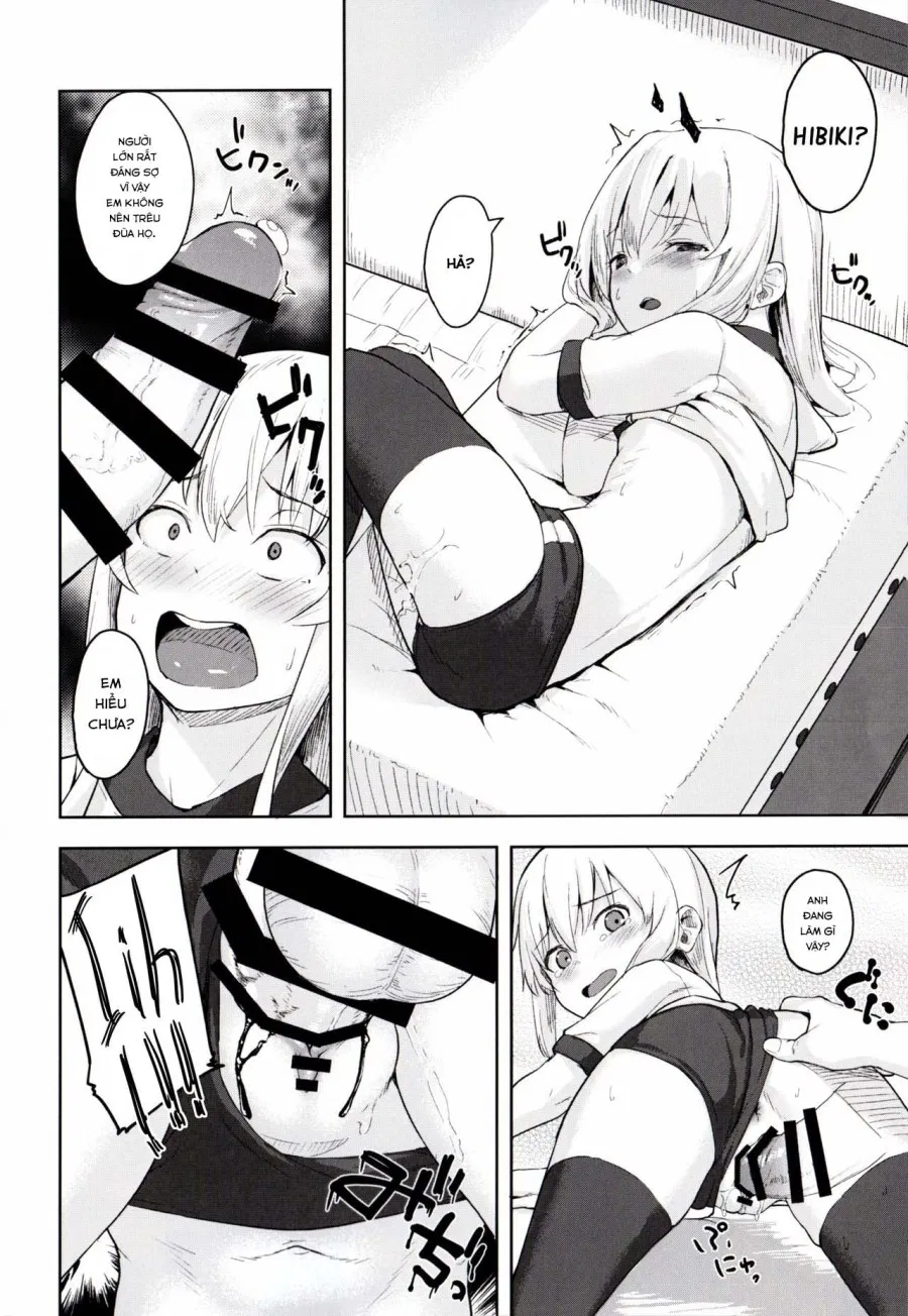 Hibiki-chan, em không được đùa với người lớn như vậy đâu! (Kantai Collection -KanColle-) 