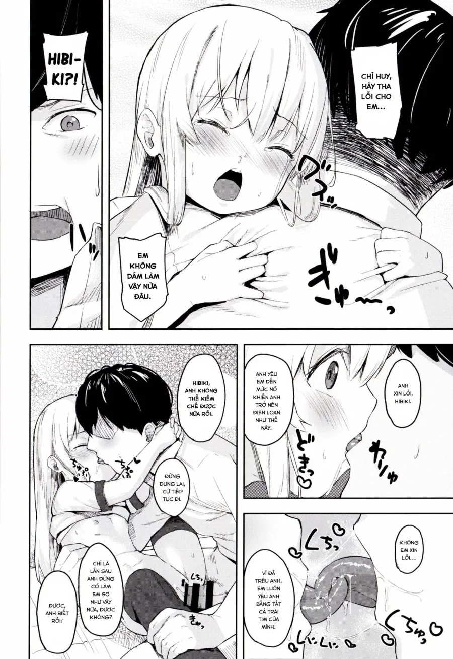 Hibiki-chan, em không được đùa với người lớn như vậy đâu! (Kantai Collection -KanColle-) 