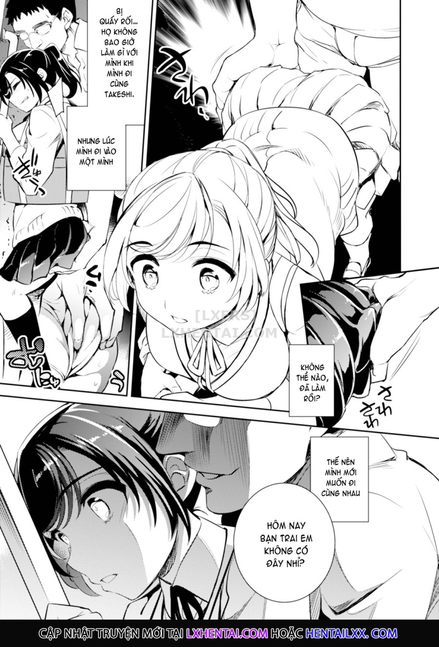 Sayuri - Kareshi to Hatsu H Mokuzen ni Chikan ni NTR-reta Shoujo 