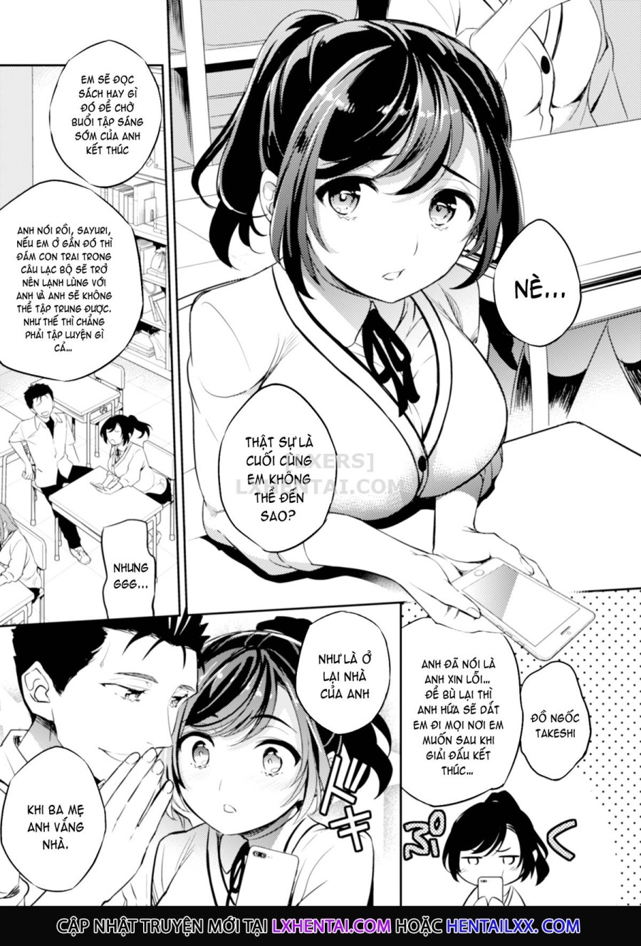 Sayuri - Kareshi to Hatsu H Mokuzen ni Chikan ni NTR-reta Shoujo 