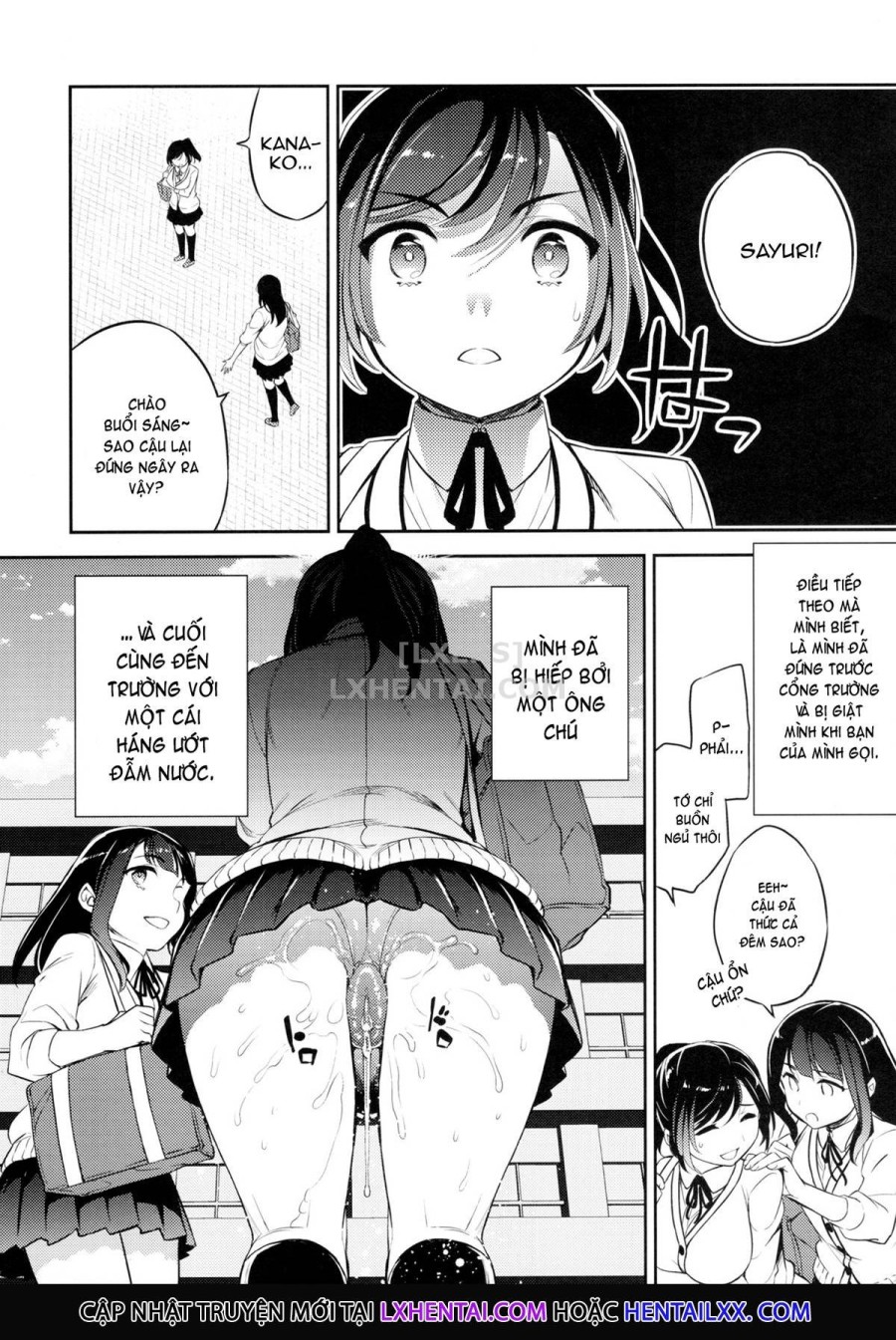 Sayuri - Kareshi to Hatsu H Mokuzen ni Chikan ni NTR-reta Shoujo 